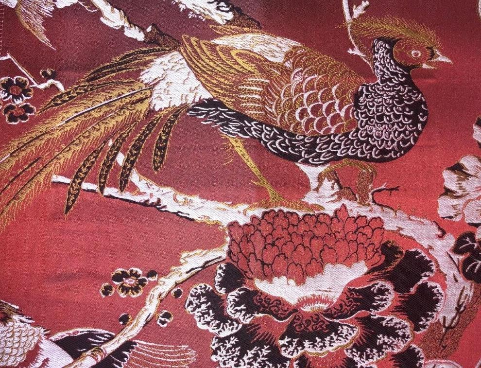 Альтамарка. Обивочные ткани с попугаями. Портьерная ткань с попугаями. Портьерные ткани птицы бабочки. Портьерная ткань цветы и птицы.